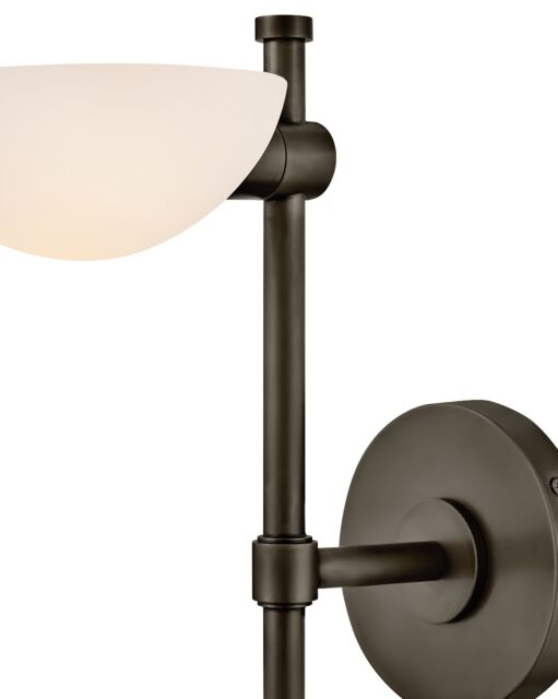 Merit FR42110BX Large Single Light Sconce - Black