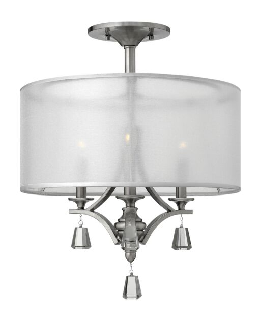 Mime FR45601BNI - Medium Semi-Flush Mount