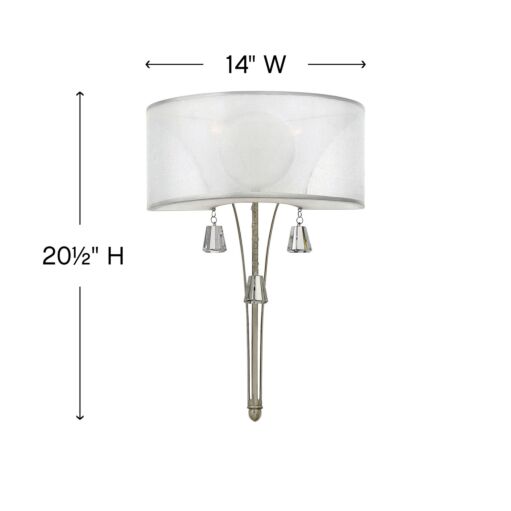 Mime FR45602BNI - Two Light Sconce