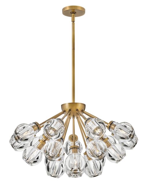 Elise FR46956HBR - Medium Convertible Chandelier - Bronze