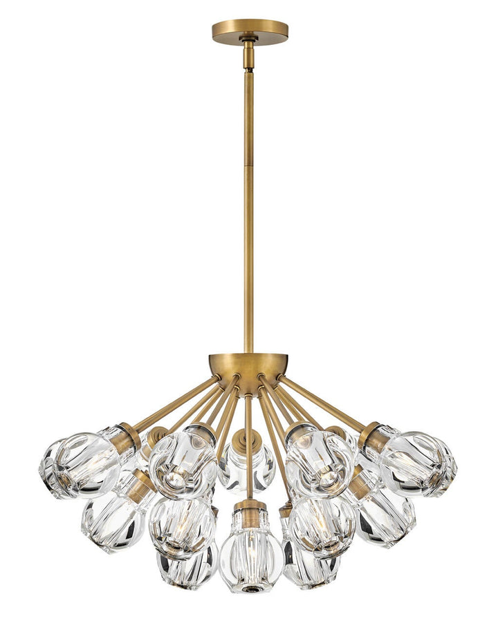 Elise FR46956HBR - Medium Convertible Chandelier - Bronze