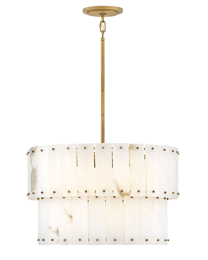 Simone FR47751BNG - Medium Convertible Chandelier- Gold