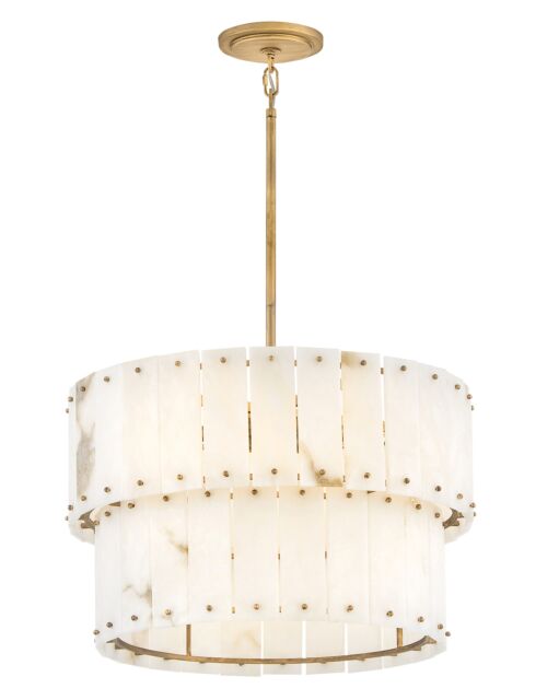 Simone FR47751BNG - Medium Convertible Chandelier- Gold