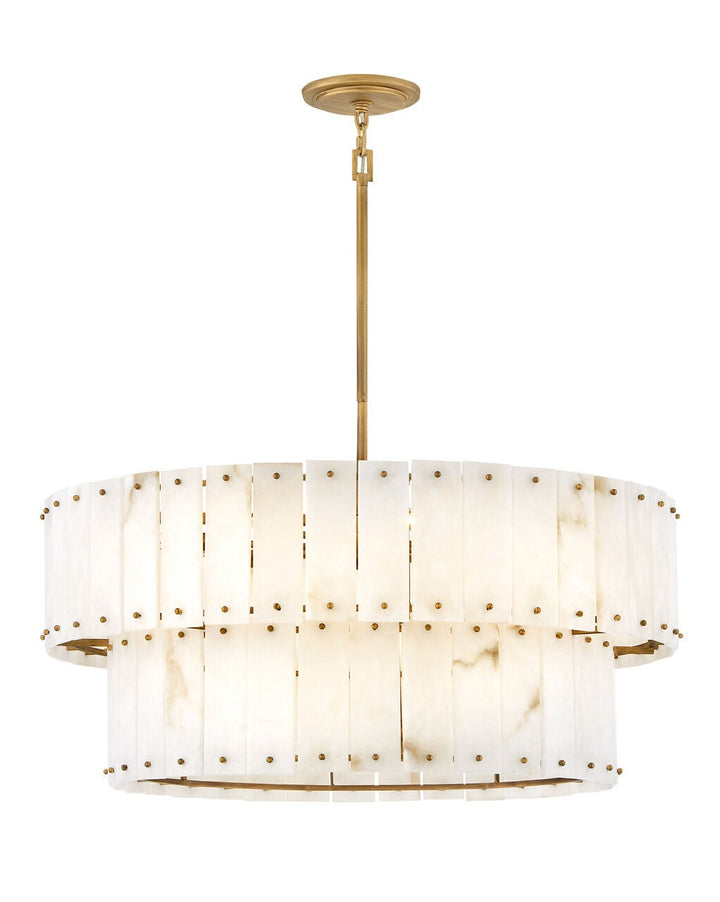 Simone FR47754BNG - Medium Drum Chandelier- Gold