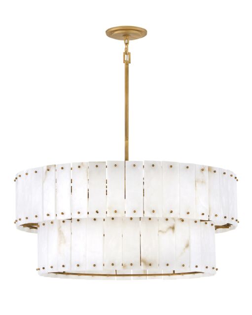 Simone FR47754BNG - Medium Drum Chandelier- Gold