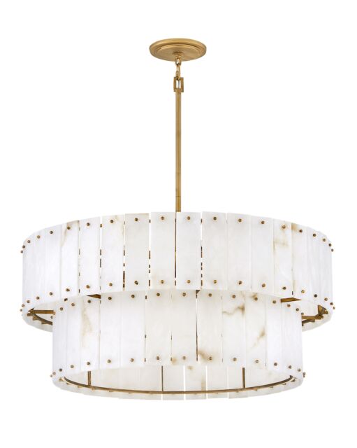 Simone FR47754BNG - Medium Drum Chandelier- Gold