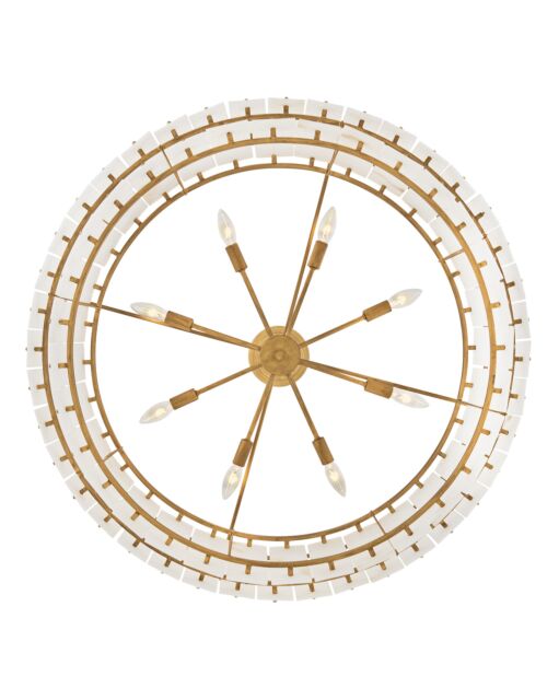 Simone FR47754BNG - Medium Drum Chandelier- Gold