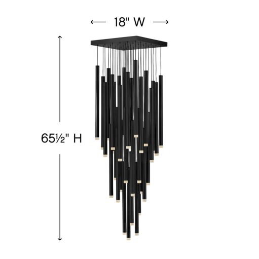 Harmony FR49908BLK - Large Pendant - Black