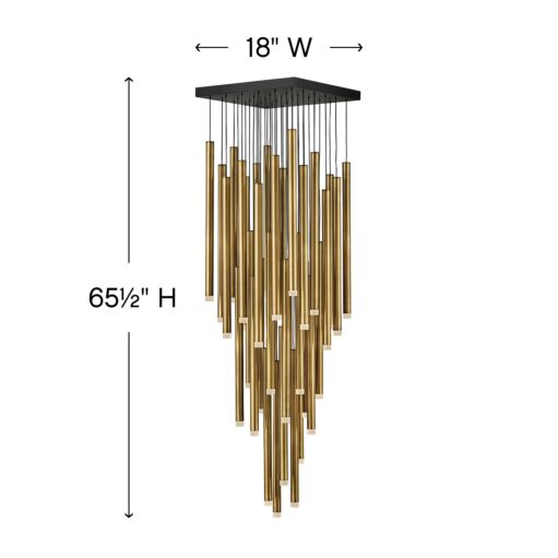 Harmony FR49908HBR - Large Pendant - Bronze