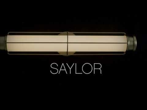 Saylor 54302BK - Large LED Sconce