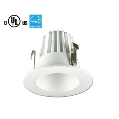 Lighting Spot 26 2" Round Smooth Trim, Dimmable, 9W - White