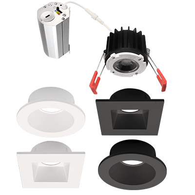 Lighting Spot 26 2" Selectable 5CCT Regress Module Changeable Mini LED Downlight