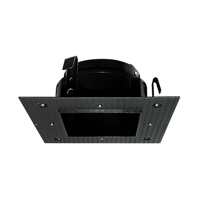 Lighting Spot 26 4” Square Mud Plate Trimless LED Recessed Downlight Retrofit Kit - Black