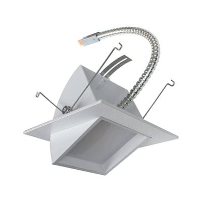 Lighting Spot 26 5” Dedicated CCT Square Retractable Elbow Wall Wash LED Recessed Downlight for Square Frame