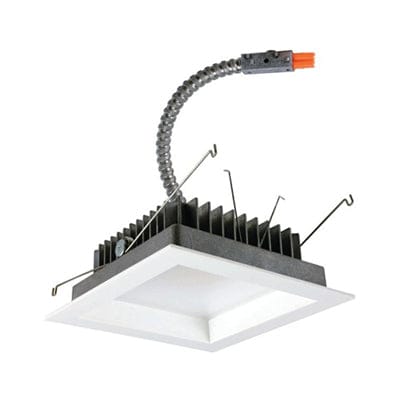 Lighting Spot 26 5” Dedicated CCT Square Smooth LED Recessed Downlight for Square Frame