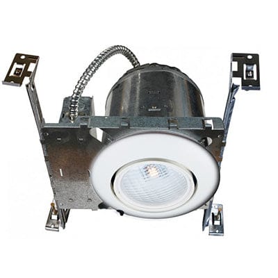 Lighting Spot 26 6" IC LED Recessed Emergency Back-up, White