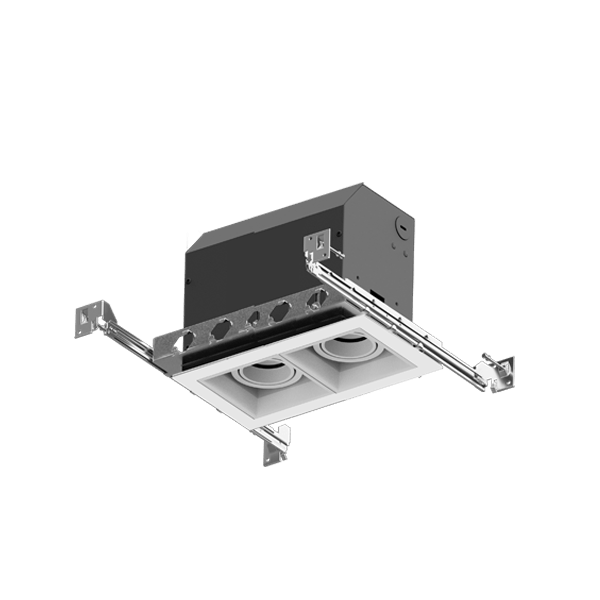 Lighting Spot 26 Bernini 2 Head LED Combo Downlight, 5CCT Selectable, 30W - White
