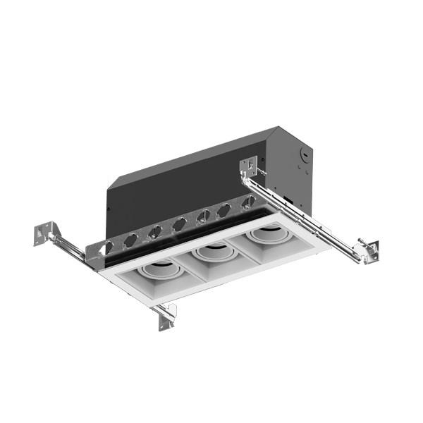 Lighting Spot 26 Bernini 3 Head LED Combo Downlight, 5CCT Selectable, 45W - White