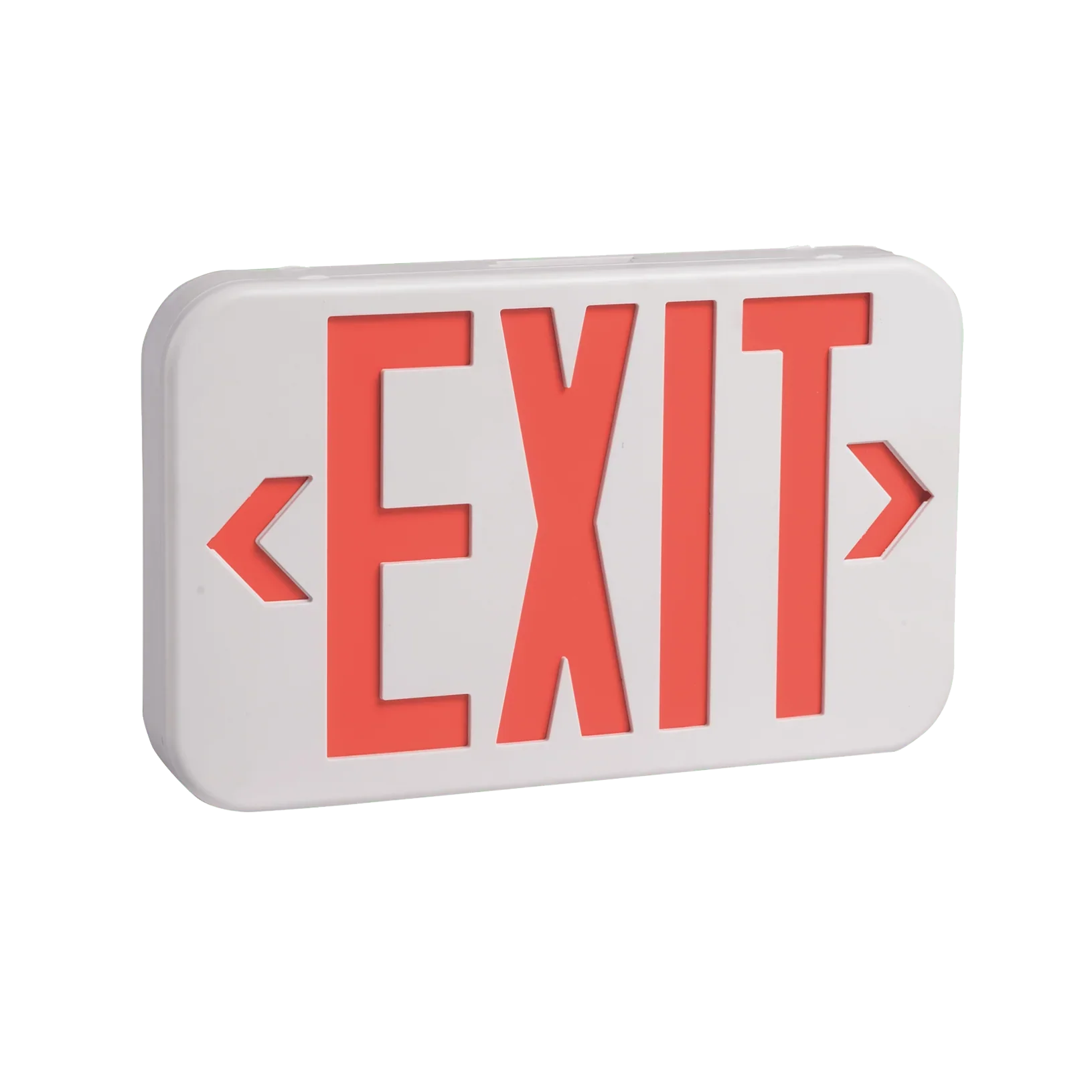 Economy Thermoplastic LED Exit Sign - Red Letters – SmartLED Supply