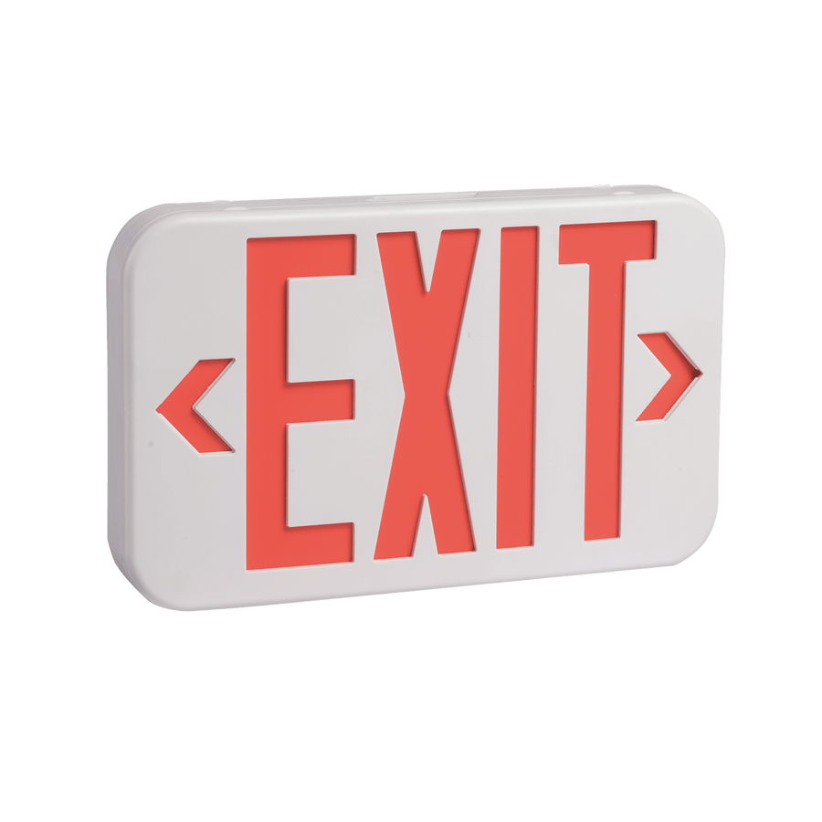 Lighting Spot 26 Economy Thermoplastic LED Exit Sign - Red Letters