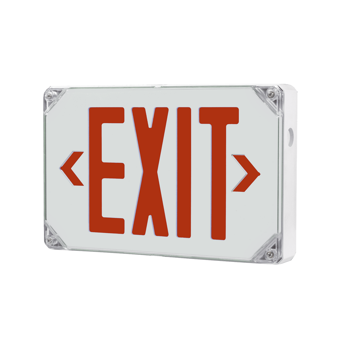 Lighting Spot 26 Outdoor Wet Location LED Exit Sign - Red/Green