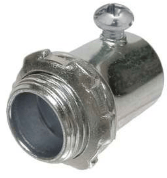 Purelite 1/2 INCH EMT SET SCREW CONNECTOR STEEL, Must purchase carton quantities 50 / 500 pcs per carton