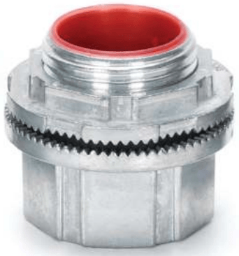 Purelite 1/2 INCH Rigid Watertight Hub with Insulated ThroadZinc Die Cast, W/ UL mark, Must purchase carton quantities 250 pcs per carton