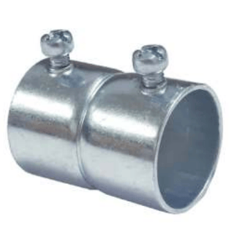 Purelite 1/2 INCH STEEL SET SCREW COUPLING, Must purchase carton quantities 50 / 500 pcs per carton