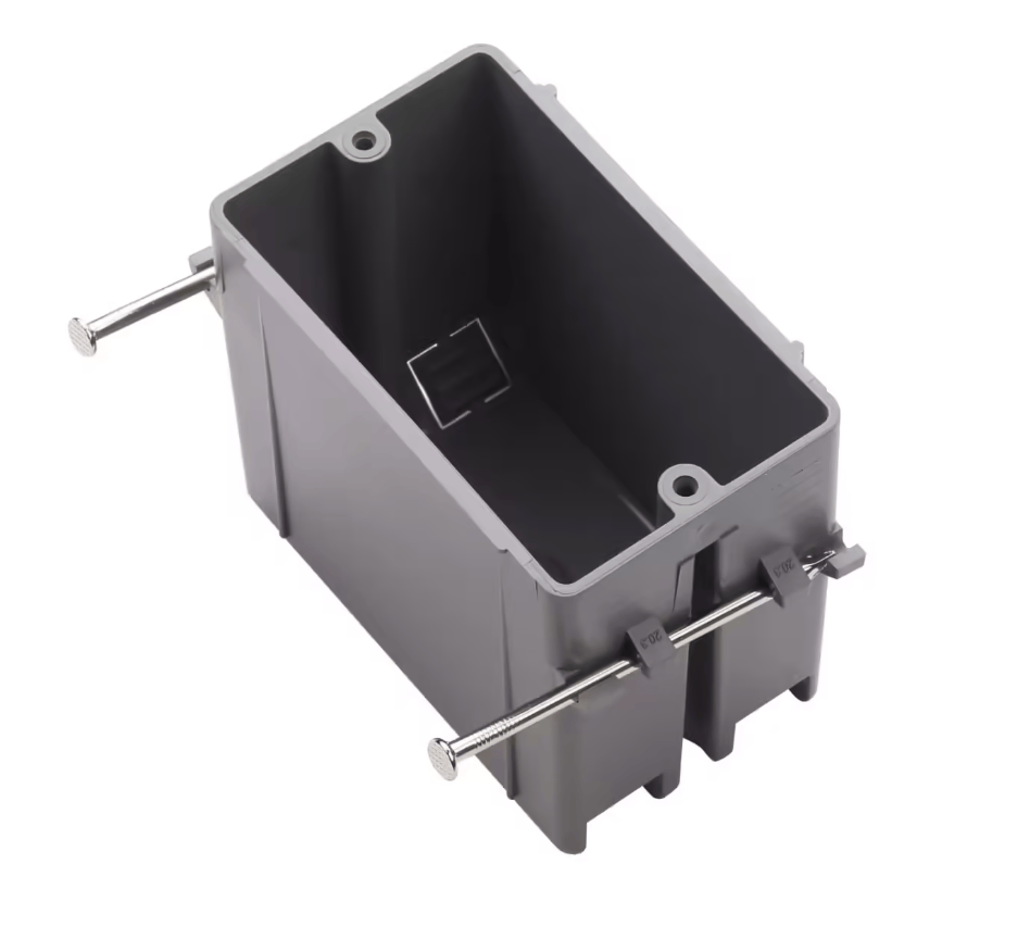 Purelite Purelite - 1Gang PVC New Work Standard Switch/Outlet/ 20 Cubic Inch - Must purchase carton quantities, 100 pcs per carton