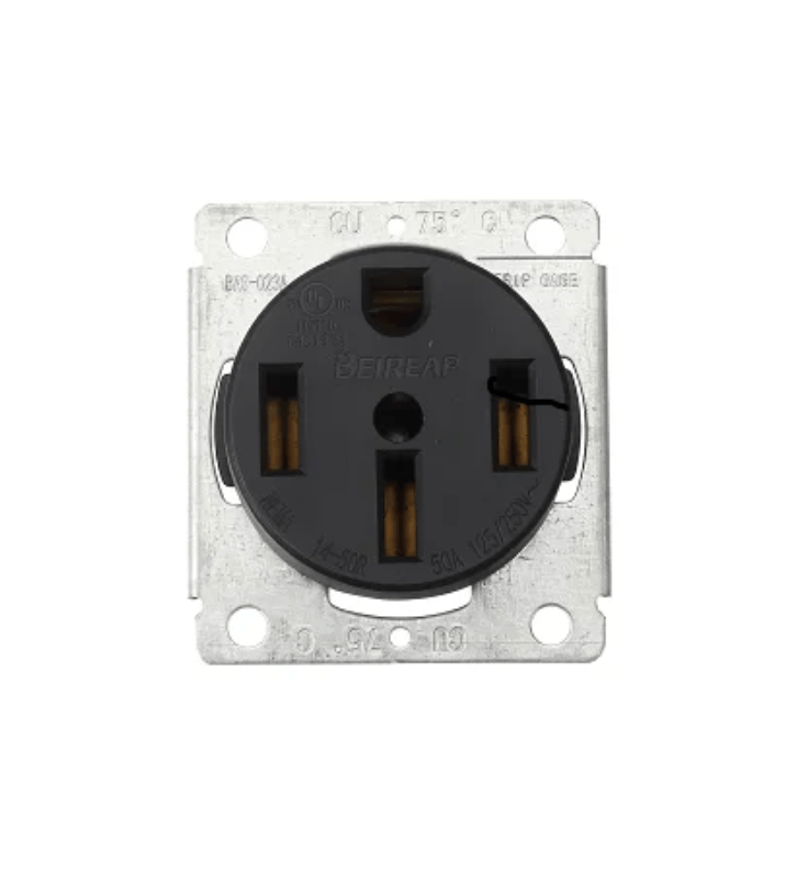 Purelite Purelite - 50A 125V/250V Flush Mount Power Outlet, Must purchase carton quantities, 100 pcs per carton