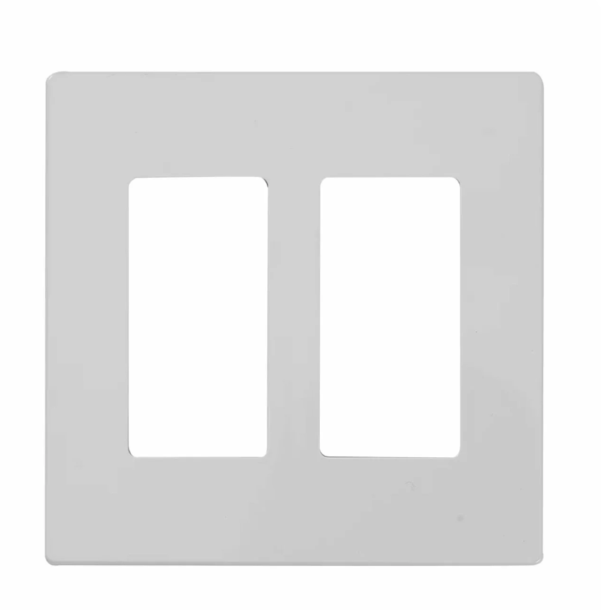 Purelite Purelite - Cover plate decorative, White - Must purchase carton quantities, 200 pcs per carton