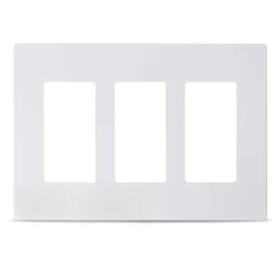 Purelite Purelite - Cover plate decorative, White - Must purchase carton quantities, 200 pcs per carton