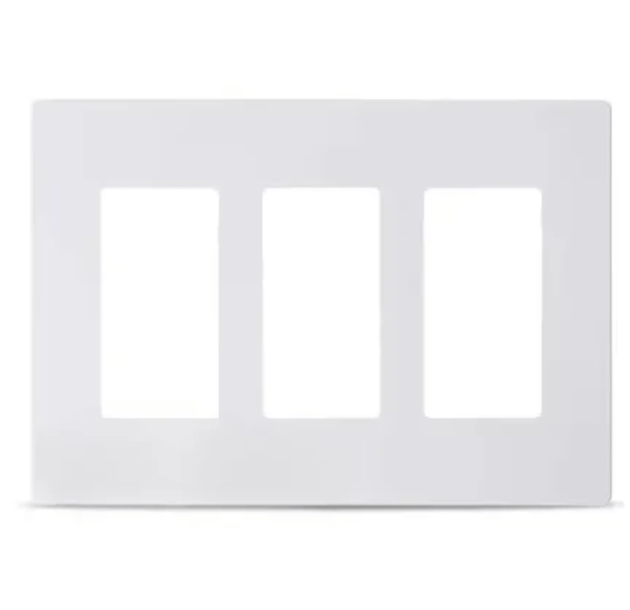Purelite Purelite - Cover plate decorative, White - Must purchase carton quantities, 200 pcs per carton