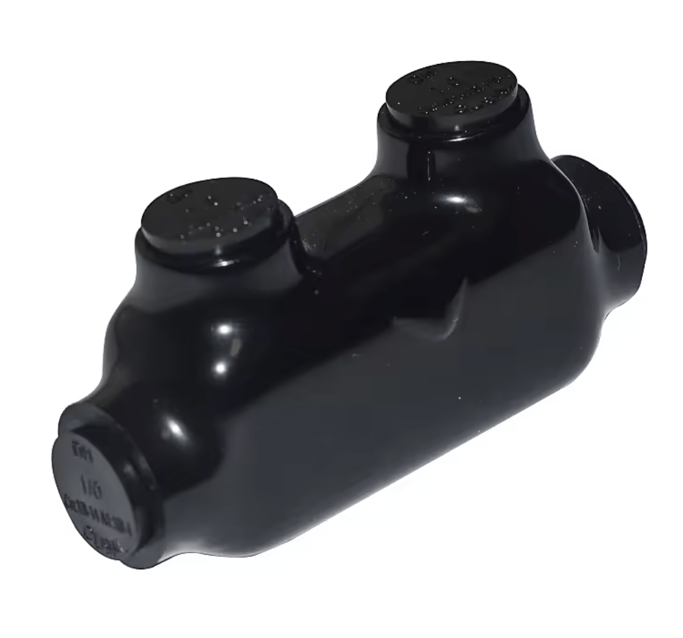 Purelite Purelite - ONE PORT WIRE CONNECTOR 2/0-6AWG UL, Black - Must purchase carton quantities, 10 pcs per carton