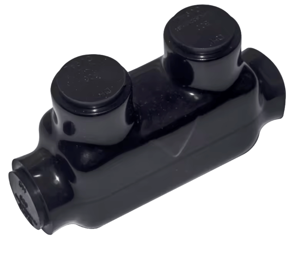 Purelite Purelite -  ONE PORT WIRE CONNECTOR 4AWG-500KCMIL UL, Black - Must purchase carton quantities, 5 pcs per carton