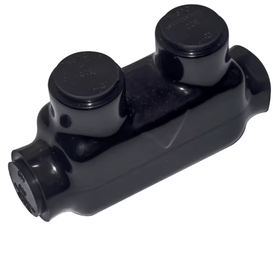 Purelite Purelite -  ONE PORT WIRE CONNECTOR 4AWG-500KCMIL UL, Black - Must purchase carton quantities, 5 pcs per carton