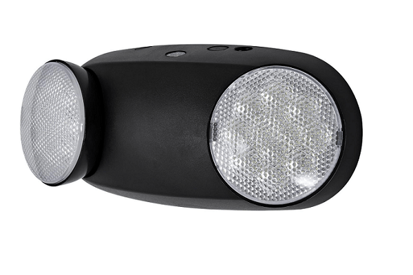 Rayco Lighting INDOOR EMERGENCY LIGHT, 2x1.2W - Black