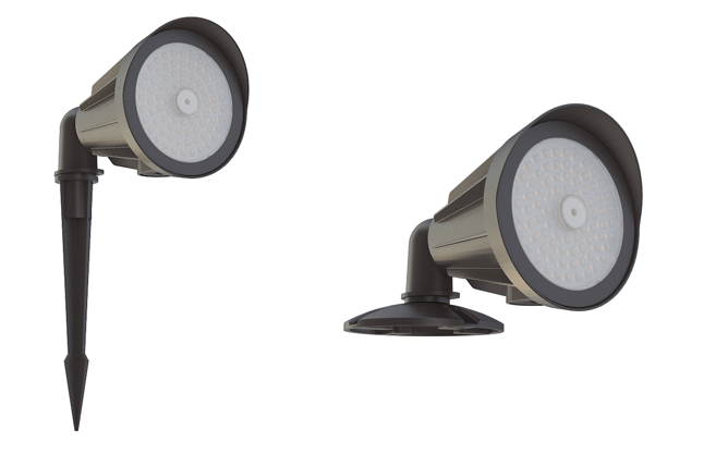 Rayco Lighting ROCKET-LED FLOOD LIGHT, 10W/15W/25W, 3CCT, AC100-277V - Bronze