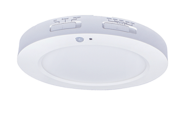 Rayco Lighting VERSA 5″ BI-LEVEL SENSOR SURFACE MOUNT, 5CCT, 10W - White