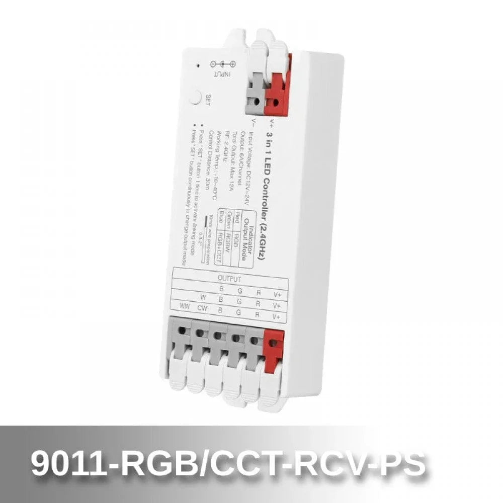 Richee Lighting Richee - 4 Zone Slim Remote Rgb/Cct Led Controller