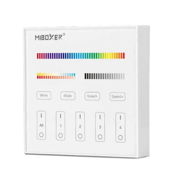 Richee Lighting Richee - 8 Zone Wall Mount Rgb/W/Cct Wireless Panel