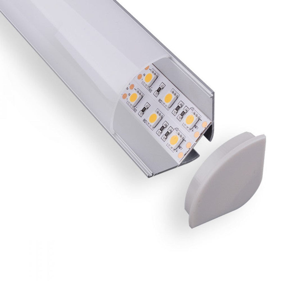 Richee Lighting Richee Lighting - 1-3/16" Big Full Cover Angled Led Aluminum Channel Product Name - Note: Shipping is not available for this product. "Pick up only".