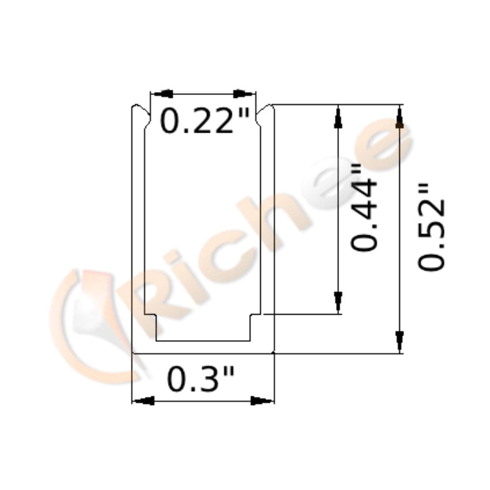 Richee Lighting Richee Lighting - 1/4" Side View Neon Led Aluminum Channel - Aluminum - Note: Shipping is not available for this product. "Pick up only".