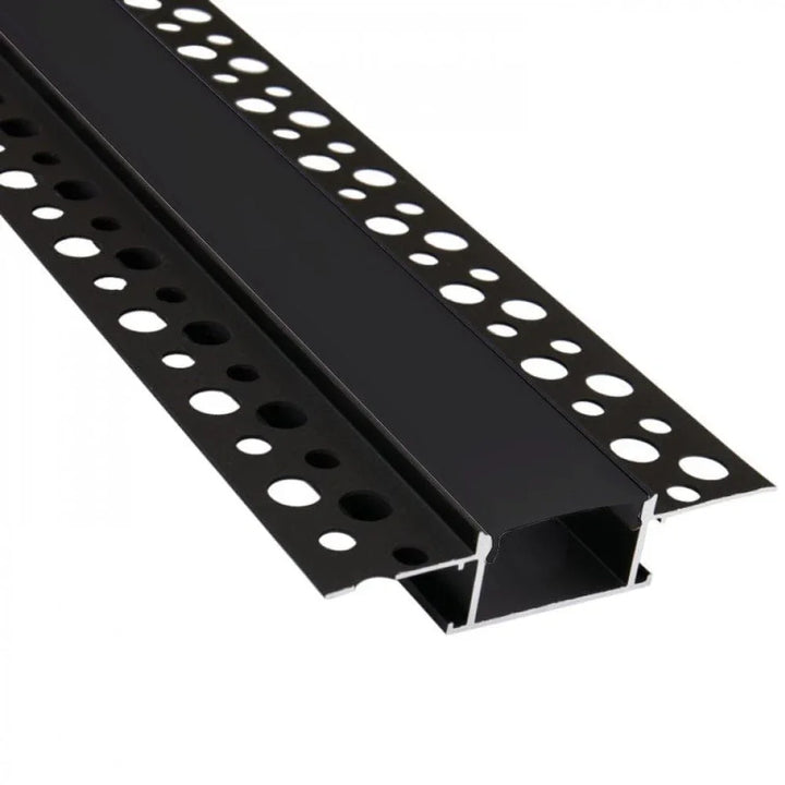 Richee Lighting Richee Lighting - 1" Black Lens Trimless Led Aluminum Channel - Black - Note: Shipping is not available for this product. "Pick up only".