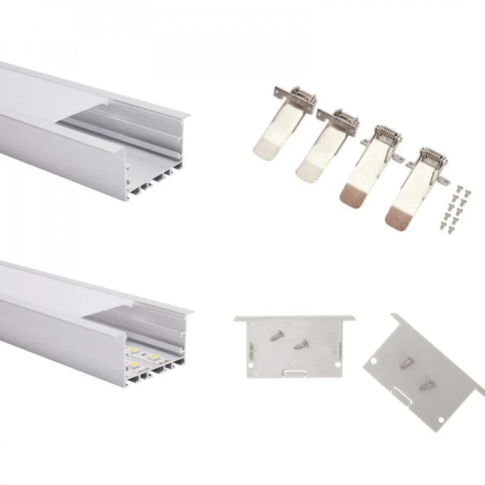 Richee Lighting Richee Lighting - 2-9/16" Wide Led Aluminum Channel W/ Trim - Aluminum - Note: Shipping is not available for this product. "Pick up only".