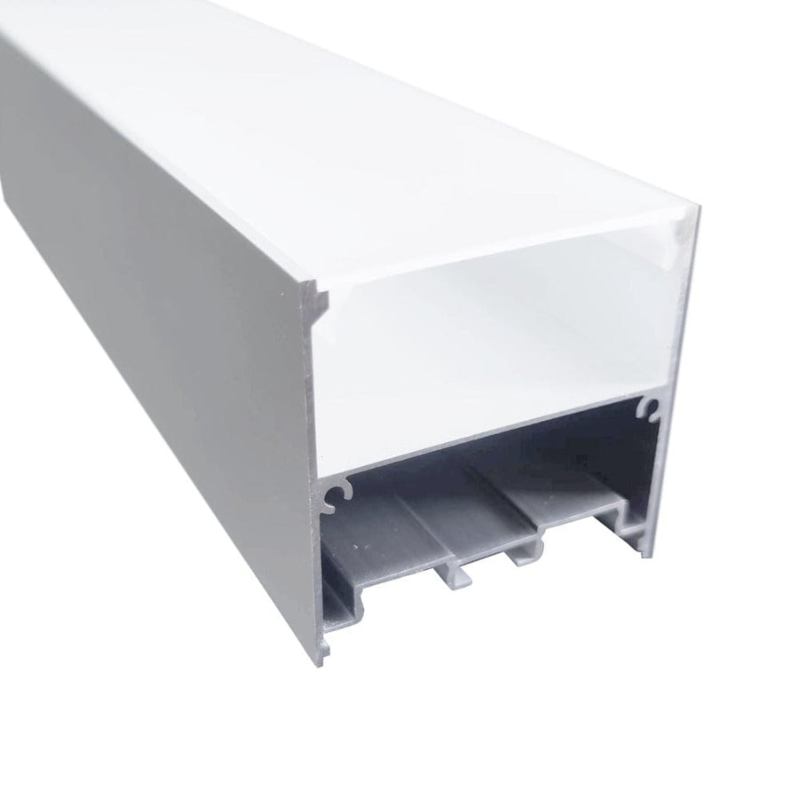 Richee Lighting Richee Lighting - 2" Pendant Led Aluminum Channel - Aluminum - Note: Shipping is not available for this product. "Pick up only".