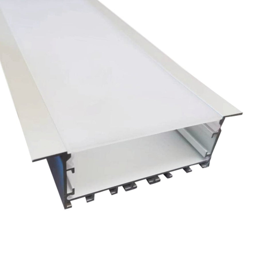 Richee Lighting Richee Lighting - 3-13/16" Wide Recessed Led Aluminum Channel W/ Trim - Aluminum - Note: Shipping is not available for this product. "Pick up only".