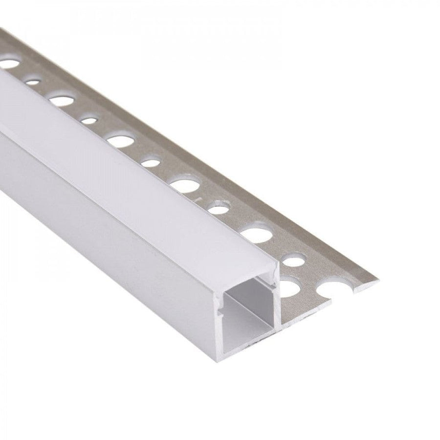 Richee Lighting Richee Lighting - 3/8" Trimless Corner Led Aluminum Channel  - White - Note: Shipping is not available for this product. "Pick up only".