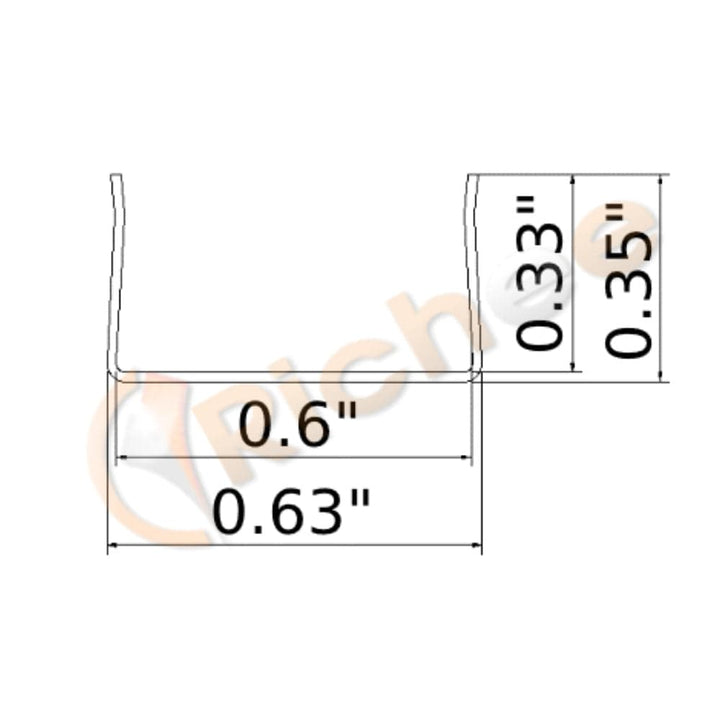 Richee Lighting Richee Lighting - 3D And Top View Neon Ultra Flexible 100' Keel - Aluminum - Note: Shipping is not available for this product. "Pick up only".