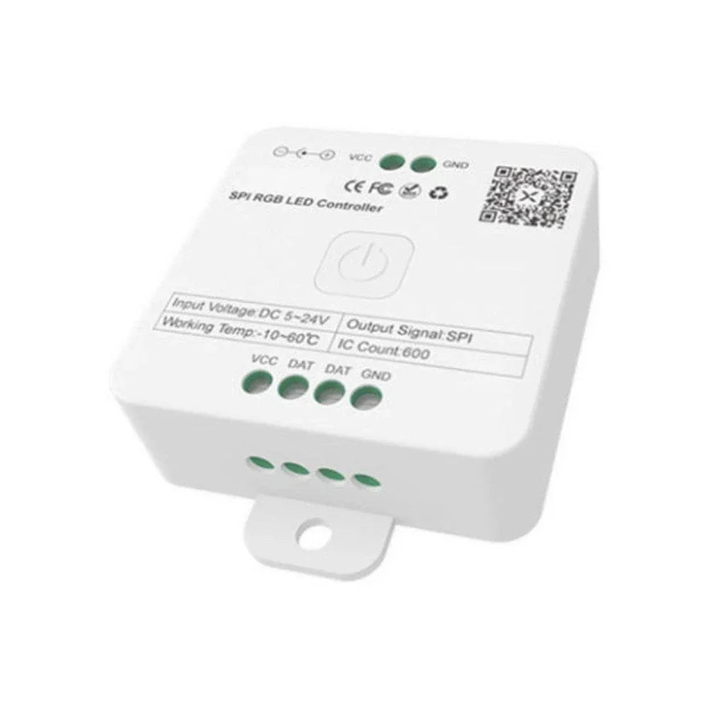 Richee Lighting Richee Lighting - 4 Zone Multi-Compatible Spi Rgb Ic Controller/Receiver - White